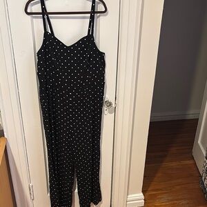 Torrid Black Polka Dot Jumpsuit